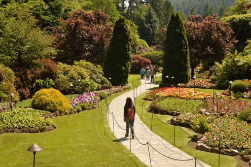 Foto Renato Weil/A Casa Nomade.2019.Vancouver.British Columbia.Jardim Butchart Gardens